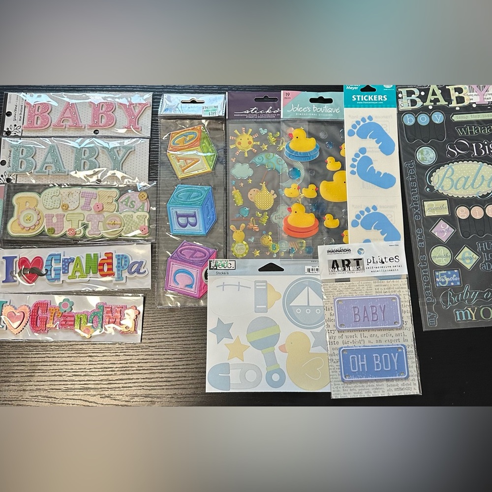 Huge bundle of baby stickers